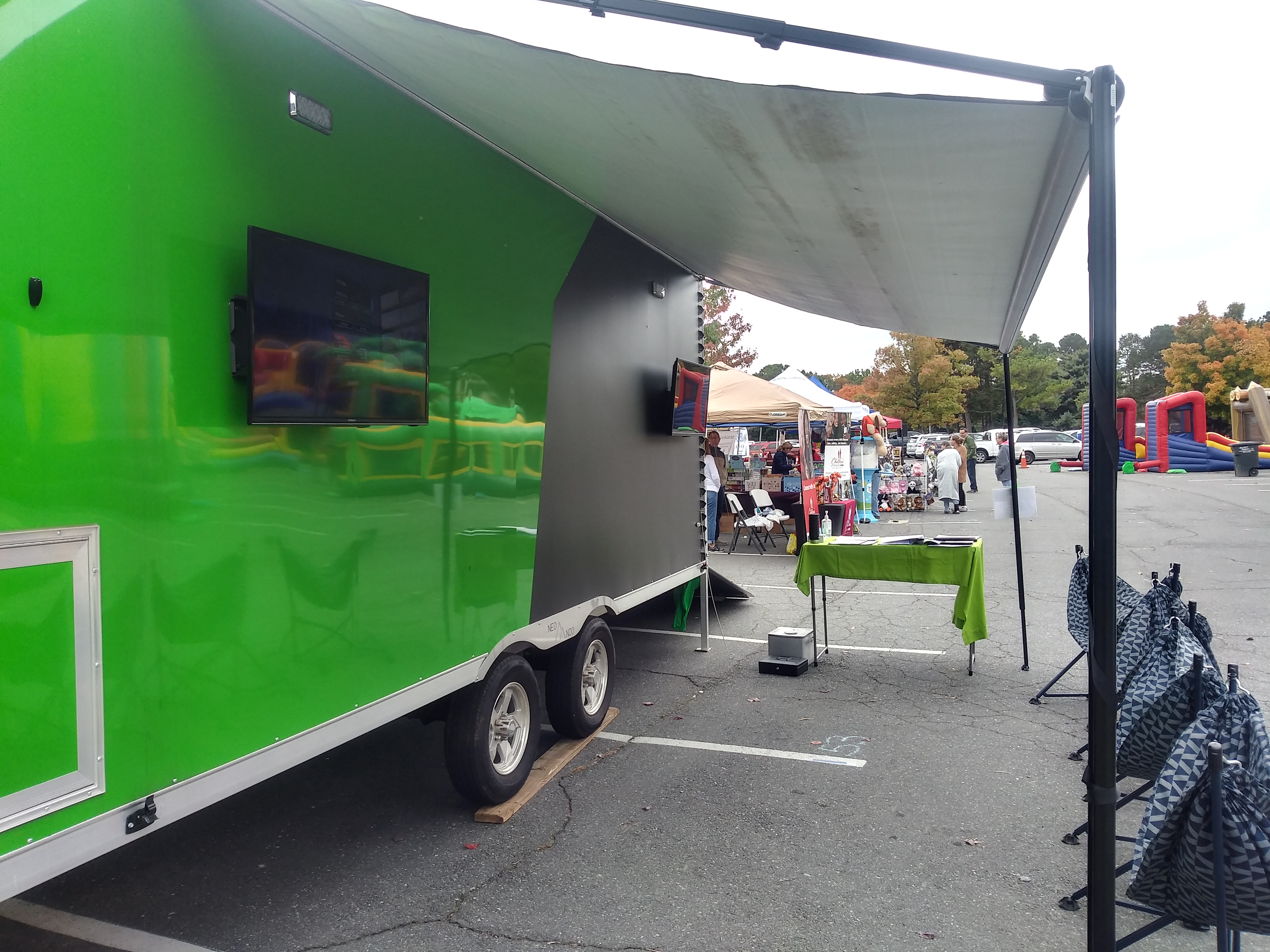 XRVR VR game trailer festival social area